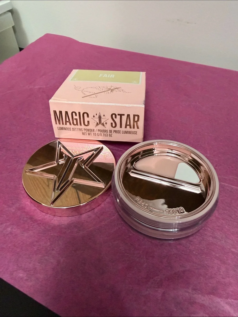 Jeffree Star Magic Star Luminous Setting Powder in fair NEW